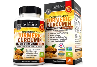 Image: Premium Ultra Pure Turmeric Curcumin with BioPerine (by BioSchwartz)