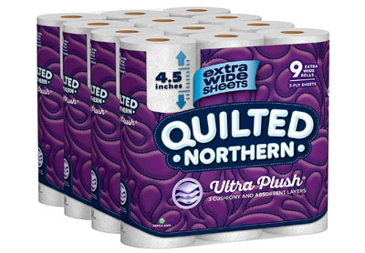Image: Quilted Northern Ultra Plush Toilet Paper Extra Wide Sheets (by Quilted Northern)