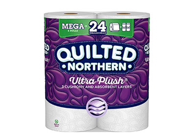 Image: Quilted Northern Ultra Plush Toilet Paper with 6 Mega Rolls (by Quilted Northern)