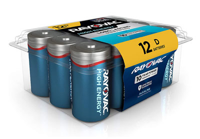 Image: Rayovac Alkaline D Cell Batteries (by Rayovac)