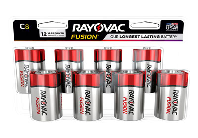 Image: Rayovac Fusion Premium Alkaline C Cell Batteries (by Rayovac)