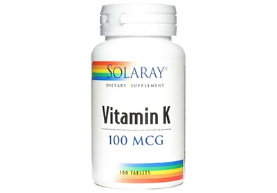 Image: Solaray Vitamin K 100 mcg (by A1Supplements)