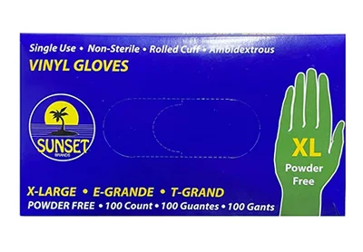 Image: Sunset XL SmoothTouch Disposable Latex Gloves (by Sunset)