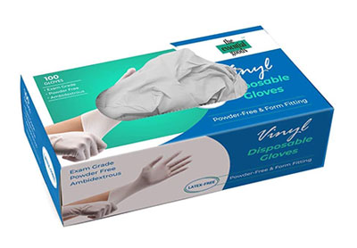 Image: The Essential Goods Disposable Medical Latex Free Vinyl Gloves (by The Essential Goods)