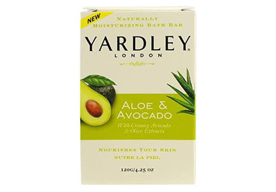 Image: Yardley London Naturally Moisturizing Aloe & Avocado Bath Bar (by Yardley)