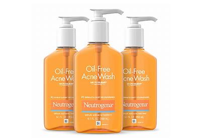 Image: Neutrogena Oil-Free Acne Wash (9.1 Oz x 3 pack) (by Johnson & Johnson)