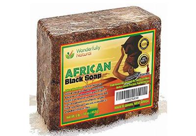 Image: Organic African Black Soap for Acne Treatment (by Wonderfully Natural)