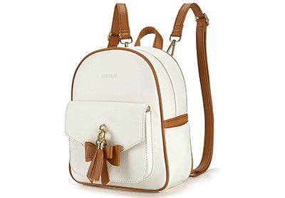 Image: Ecosusi Cute Bowknot Mini Backpack for Women