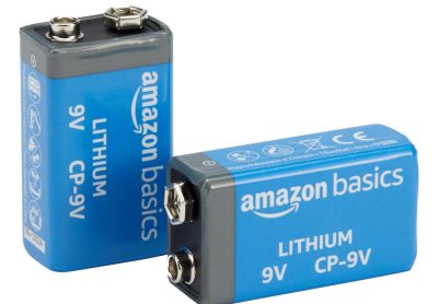 Image: Amazon Basics 9V High-performance Lithium Batteries (2 Count)