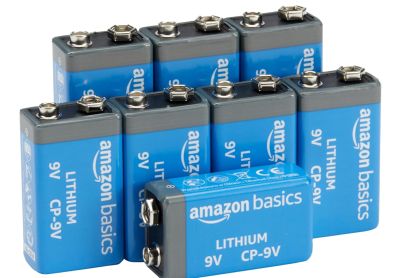 Image: Amazon Basics 9V High-performance Lithium Batteries (8 Count)