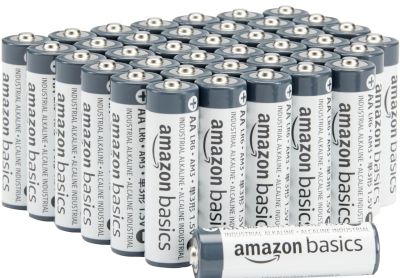Image: Amazon Basics AA Industrial Alkaline Batteries (40 Count)