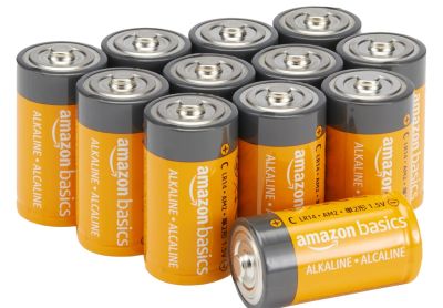 Image: Amazon Basics C Cell All-Purpose Alkaline Batteries (12 Count)