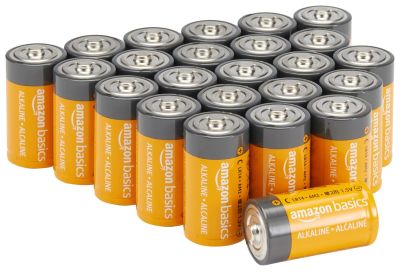 Image: Amazon Basics C Cell All-purpose Alkaline Batteries (24 Pack)