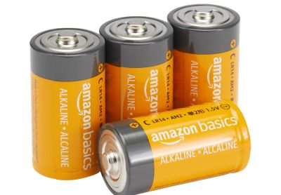Image: Amazon Basics C Cell All-purpose Alkaline Batteries (4 Pack)