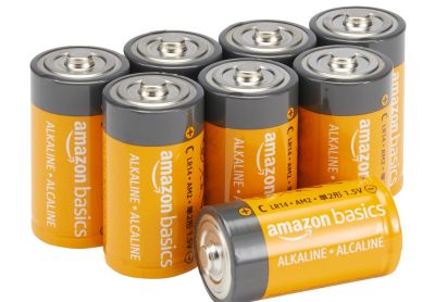 Image: Amazon Basics C Cell All-purpose Alkaline Batteries (8 Pack)