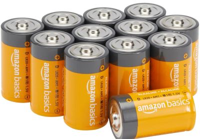 Image: Amazon Basics D Cell All-Purpose Alkaline Batteries (12 x 8 Pack)