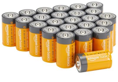 Image: Amazon Basics D Cell All-Purpose Alkaline Batteries (24 Pack)