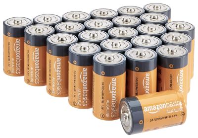 Image: Amazon Basics D Cell All-Purpose Alkaline Batteries (24 x 4 Pack)