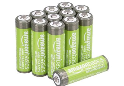 Image: Amazon Basics Rechargeable AA High Capacity NiMH Batteries (12 Count)