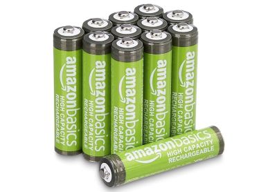 Image: Amazon Basics Rechargeable AAA High Capacity NiMH Batteries (12 Count)