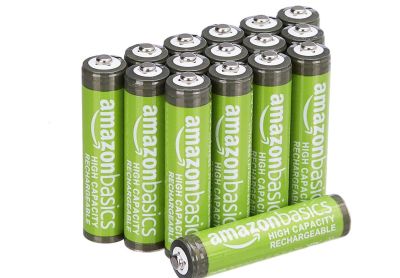 Image: Amazon Basics Rechargeable AAA High Capacity NiMH Batteries (16 Count)