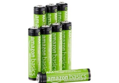 Image: Amazon Basics Rechargeable AAA NiMH Batteries (8 Count)