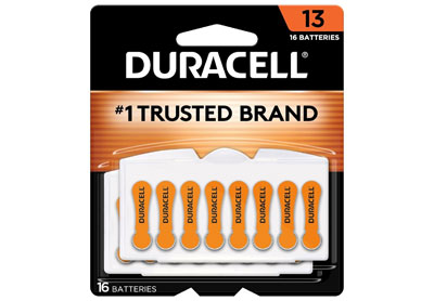 Image: Duracell 13 Hearing Aid Batteries (16 Count)