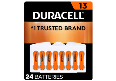 Image: Duracell 13 Hearing Aid Batteries (24 Count)