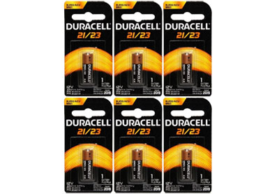 Image: Duracell 21/23 12V Alkaline Batteries (1 x 6 Pack)