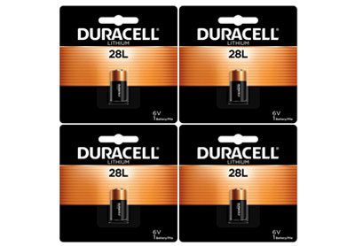 Image: Duracell 28L 6V Lithium Batteries (1 x 4 Pack)