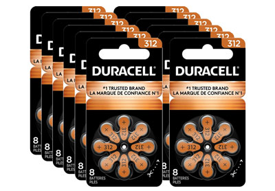 Image: Duracell 312 Hearing Aid Batteries (8 x 12 Pack)