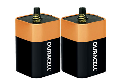 Image: Duracell Coppertop 908 Alkaline Batteries with Spring Terminals (2 Count)