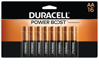 Image: Duracell Coppertop AA Alkaline Batteries with Power Boost Ingredients (16 Count)