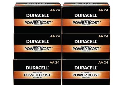 Image: Duracell Coppertop AA Alkaline Batteries with Power Boost Ingredients (24 x 6 Pack)