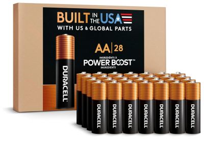 Image: Duracell Coppertop AA Alkaline Batteries with Power Boost Ingredients (28 Count)