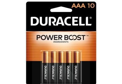 Image: Duracell Coppertop AAA Alkaline Batteries with Power Boost Ingredients (10 Count)