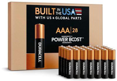 Image: Duracell Coppertop AAA Alkaline Batteries with Power Boost Ingredients (28 Count)