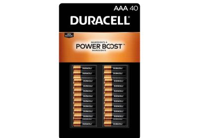 Image: Duracell Coppertop AAA Alkaline Batteries with Power Boost Ingredients (40 Count)
