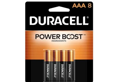 Image: Duracell Coppertop AAA Alkaline Batteries with Power Boost Ingredients (8 Count)