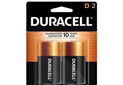 Image: Duracell Coppertop D Alkaline Batteries (2 Count)
