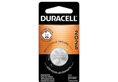 Image: Duracell CR2025 3 Volt Lithium Coin Battery (1 Count)