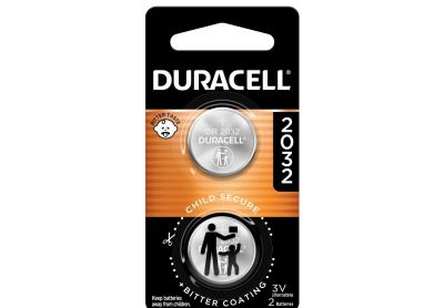 Image: Duracell CR2032 3 Volt Lithium Coin Batteries (2 Count)
