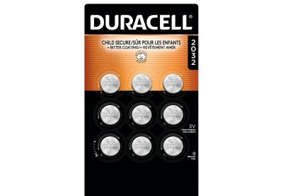 Image: Duracell CR2032 3 Volt Lithium Coin Batteries (9 Count)