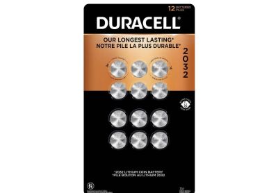 Image: Duracell CR2032 3 Volt Lithium Coin Battery (12 Count)