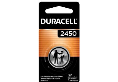 Image: Duracell CR2450 3 Volt Lithium Coin Batteries (1 Count)