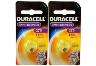 Image: Duracell DL379 1.5V Silver Oxide Button Battery (1 x 2 Pack)