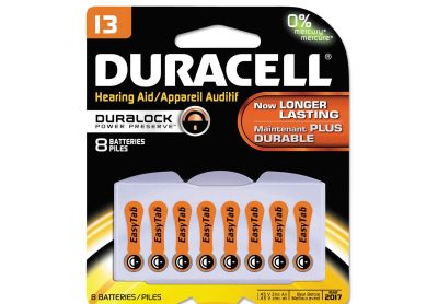Image: Duracell Duralock 13 Hearing Aid Batteries (8 Count)
