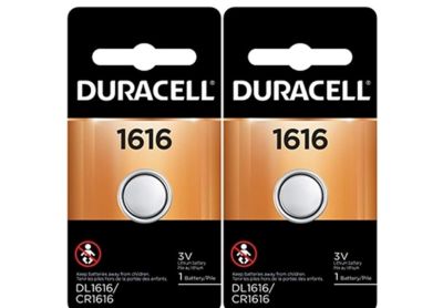 Image: Duracell Duralock DL1616 Lithium Coin Batteries (2 Count)
