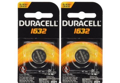 Image: Duracell Duralock DL1632 Lithium Coin Batteries (1 x 2 Pack)