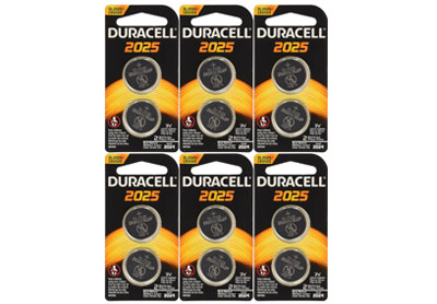 Image: Duracell Duralock DL2025 Lithium Coin Batteries (2 x 6 Pack)